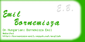 emil bornemisza business card